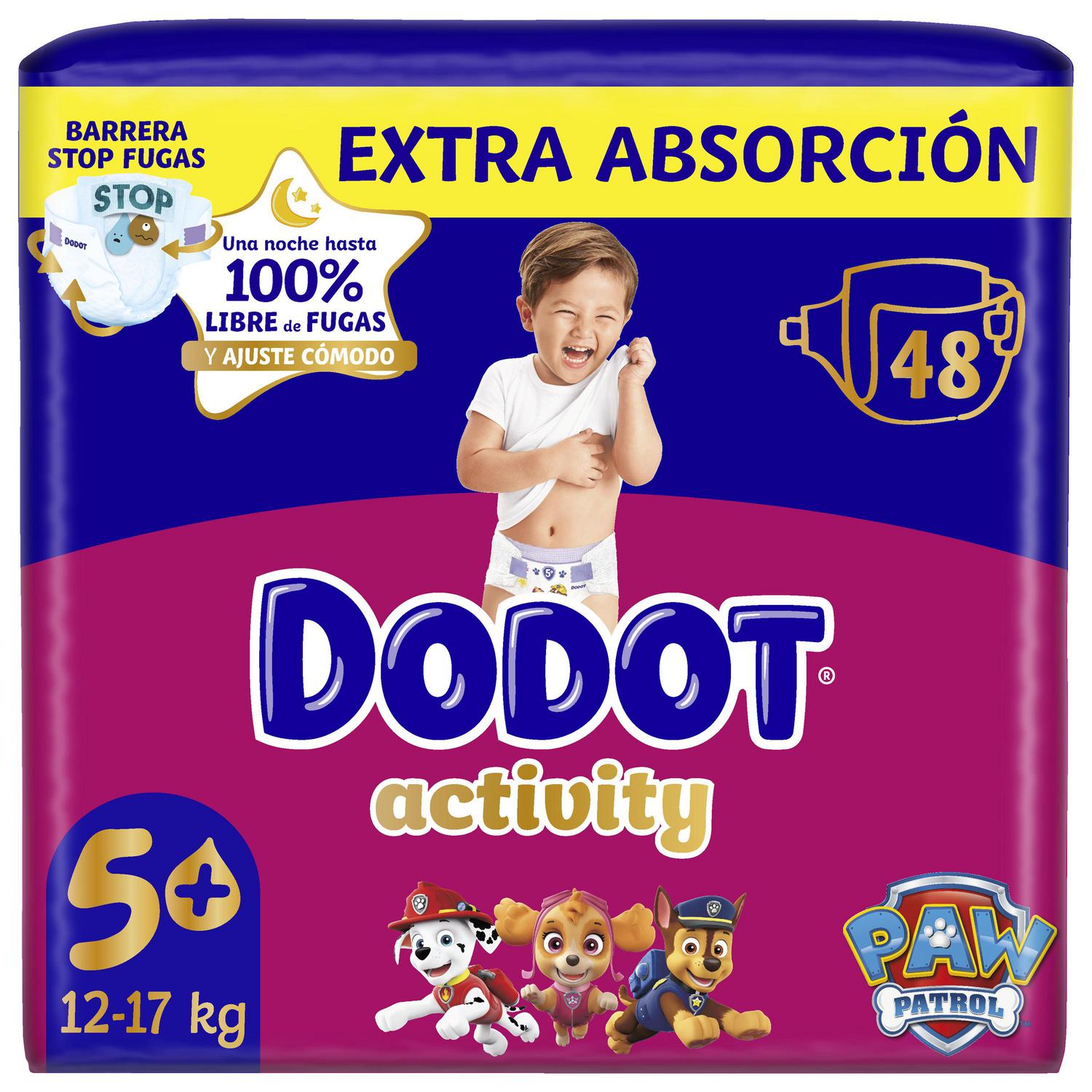 Pañales Dodot Activity T5 (12-17 kg.) 48 ud.