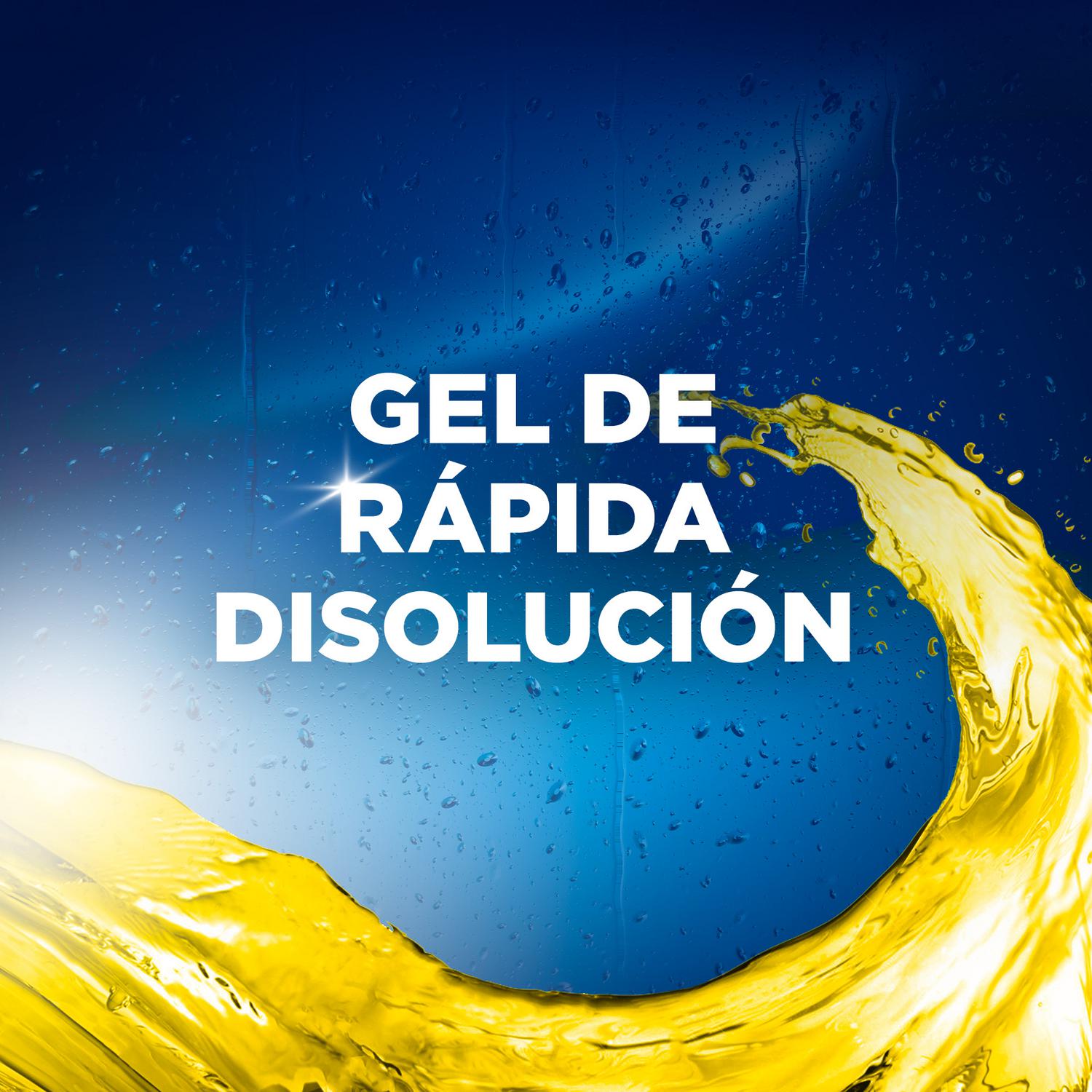 Gel para lavavajillas limón desengrasante Finish 50 lavados.