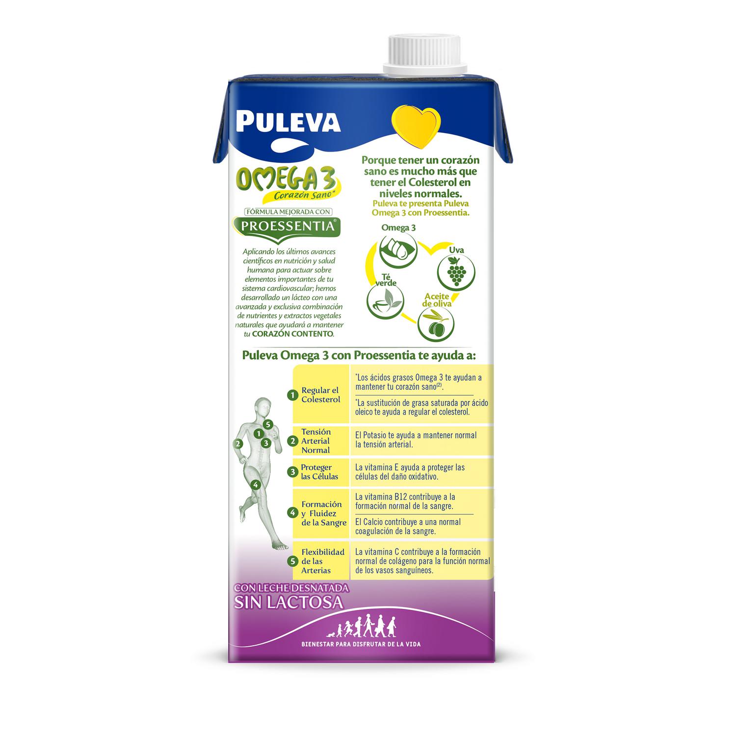 Preparado lácteo Omega 3 Puleva sin gluten sin lactosa brik 1 l.