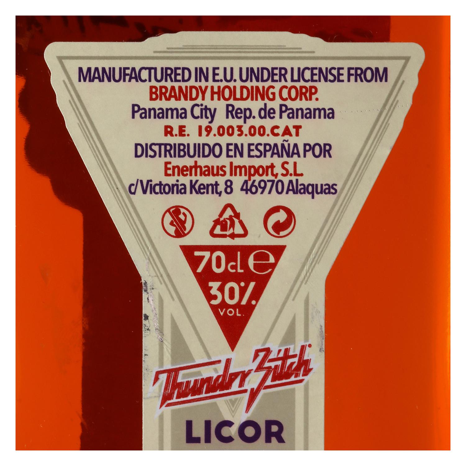 Licor de whisky Thunder Bitch 70 cl.