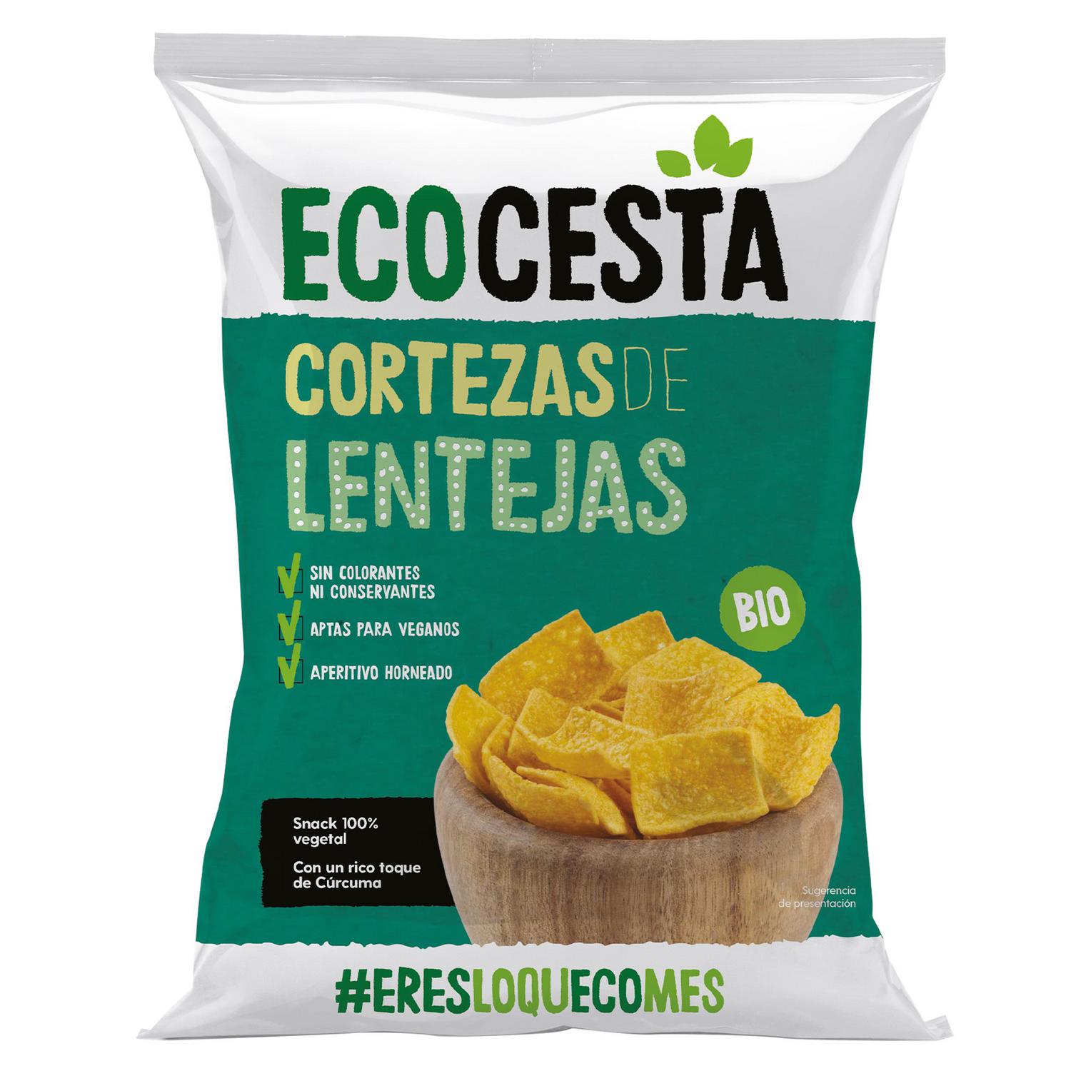 Cortezas de lentejas ecológicas Ecocesta 65 g.