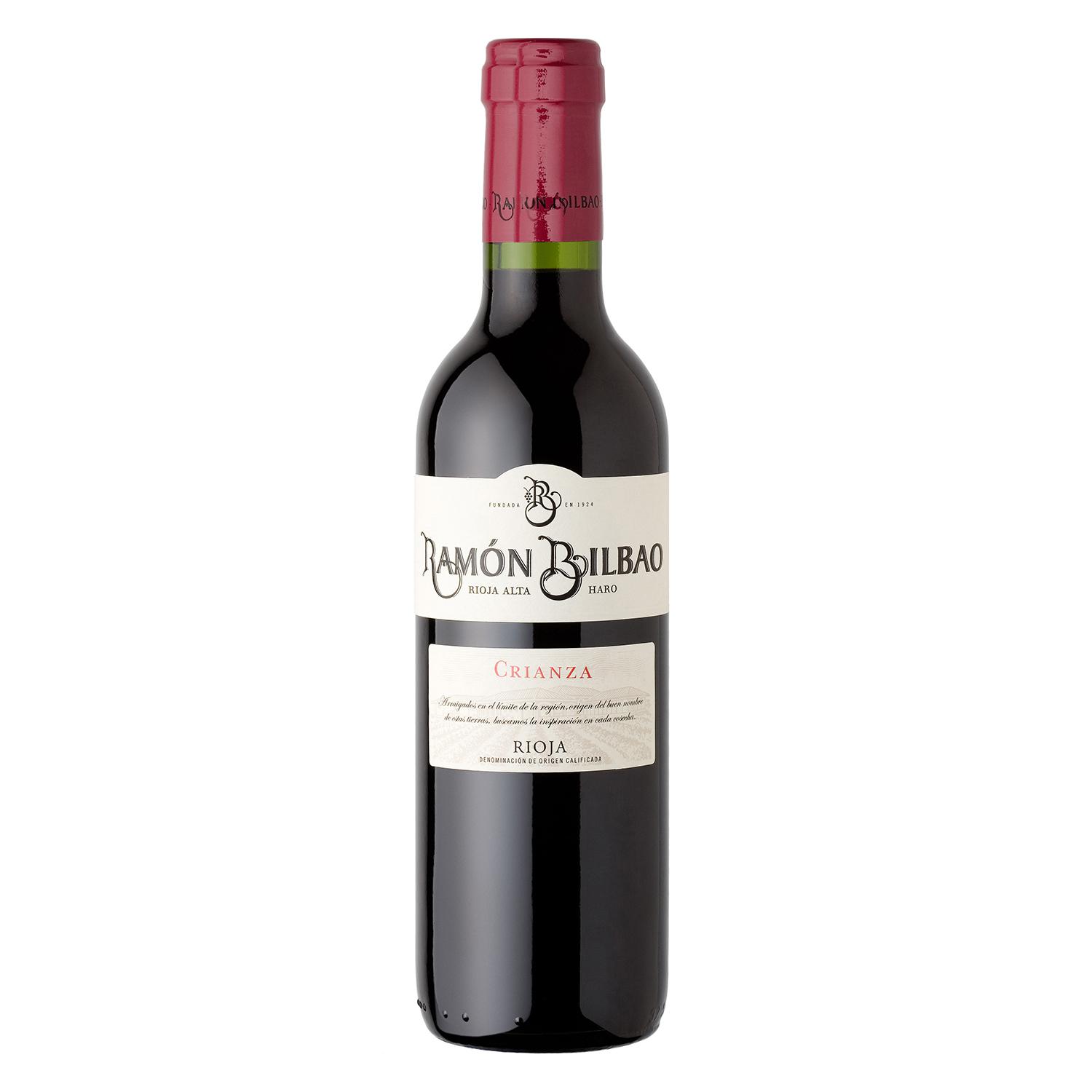 Vino tinto crianza Ramón Bilbao D.O.Ca. Rioja 37,5 cl.