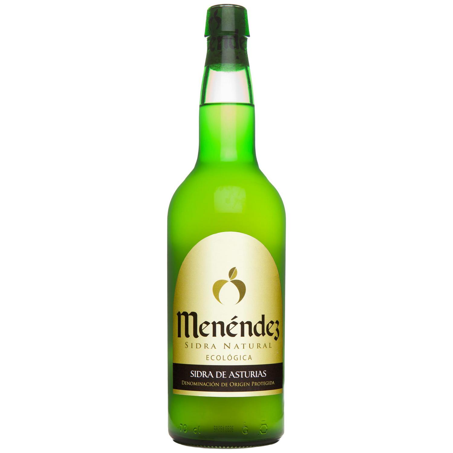 Sidra Menendez natural ecológica 70 cl.