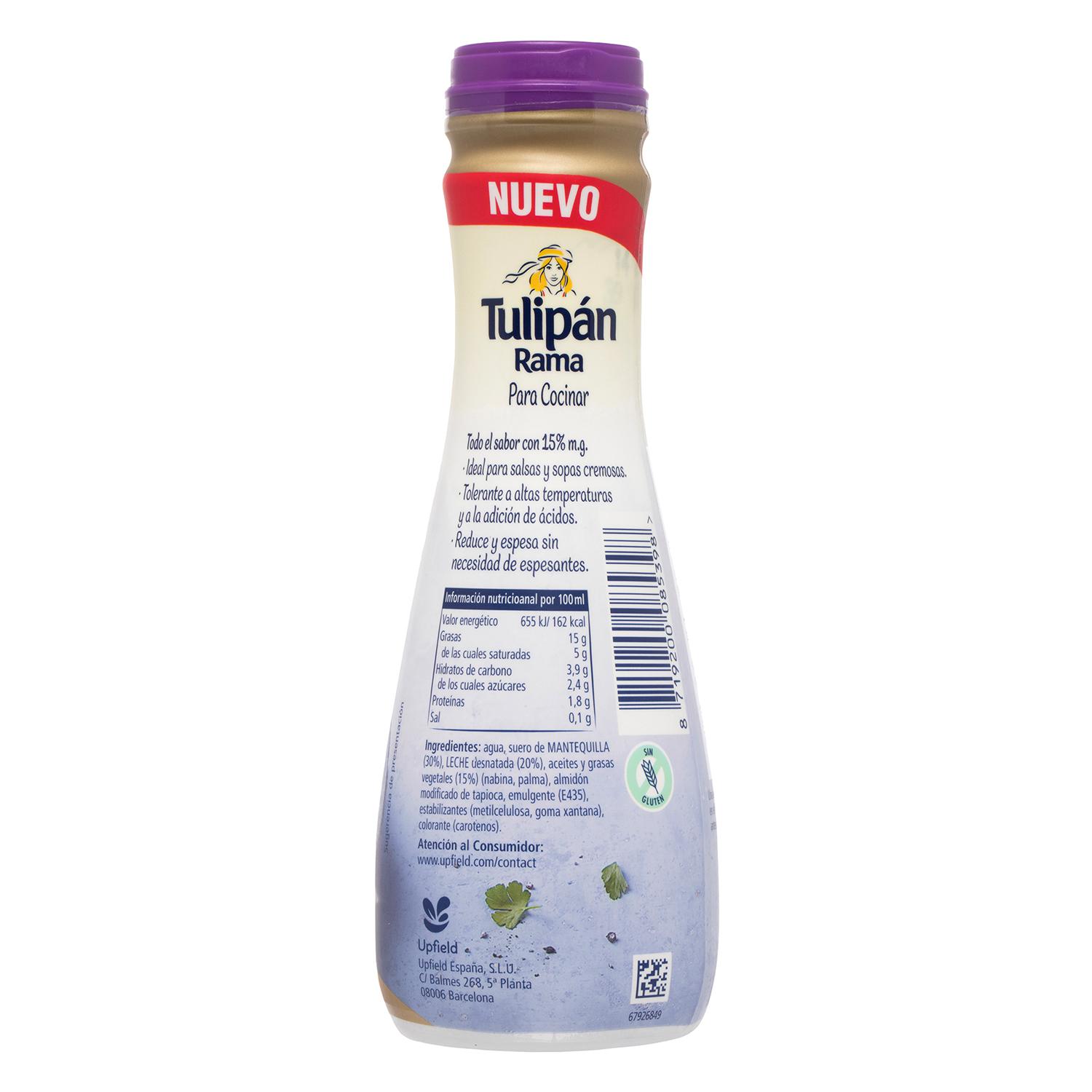 Nata para cocinar Tulipán 250 ml. - Carrefour Supermercado ...