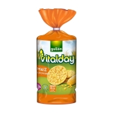 Tortitas de maíz Vitalday Gullón sin gluten 130 g.