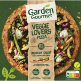 Pizza con hortalizas, maíz y salsa de coliflor Veggie Lovers Garden Gourmet 430 g.