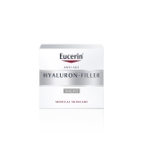 Crema facial rellenador de arrugas Hyaluron Filler para la noche Eucerin 50 ml.