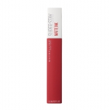 Barra de labios líquido mate SuperStay Matte Ink tono nº 20 Pioneer color rojo Maybelline 1 ud.