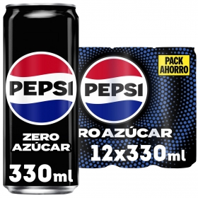 Pepsi Max Zero pack de 12 latas de 33 cl.
