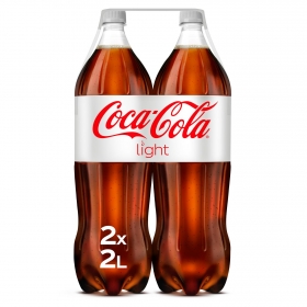 Coca Cola light pack 2 botellas 2 l.