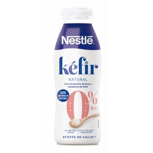 Kéfir desnatado líquido natural Nestlé 500 g.
