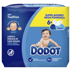 Toallitas DODOT Azul Recambio 6x64