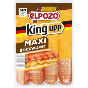 Salchichas King bockwurst ElPozo sin gluten 330 g 