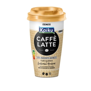 Café latte cremoso Kaiku Mr.Big sin gluten 370 ml.