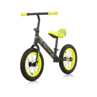 Bicicleta Infantil De Equilibrio Con Ruedas De Goma Max Fun Green De Chipolino