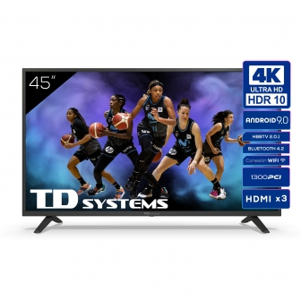 Etna Organo torpe TV LED 114,3 cm (45") TD Systems K45DLJ12US, 4K UHD, Smart TV | Las mejores  ofertas de Carrefour