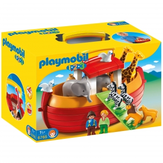 Izar Te mejorarás Jarra PLAYMOBIL Playmobil 1.2.3 - 1.2.3 Arca de Noe Maletin | Las mejores ofertas  de Carrefour