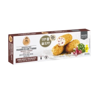 Croquetas de jamón ibérico y pan crujiente para horno La Cocina de Senén  sin gluten 200 g. | Carrefour Supermercado compra online