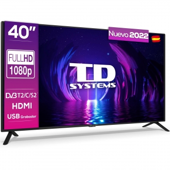 TV LED 101,6 cm (40") TD Systems W40CF16CF, Full HD
