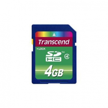 Tarjeta memoria SDHC Transcend 4GB SDHC Class 4