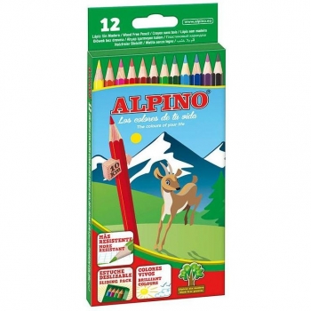Lápices de Colores Alpino Surtidos 12 uds