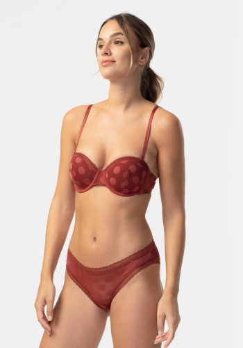 Braguita bikini efecto transparencia de Mujer TEX