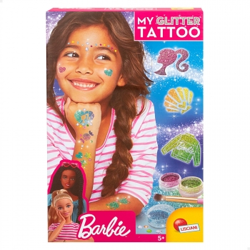 Barbie Set Tatuajes Glitter +5 Años