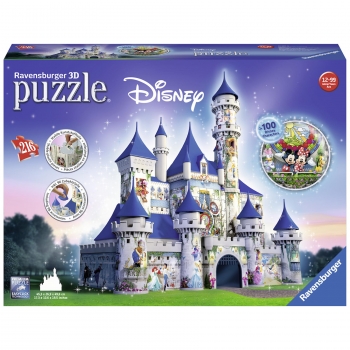 Ravensburger - Puzzle 3D Buildings Maxi - Castillo Disney