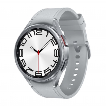 Smartwatch Samsung Watch6 Classic, 47mm, Super AmoLED, GPS, 16 Gb, Wifi, Bluetooth 5.3, Plata
