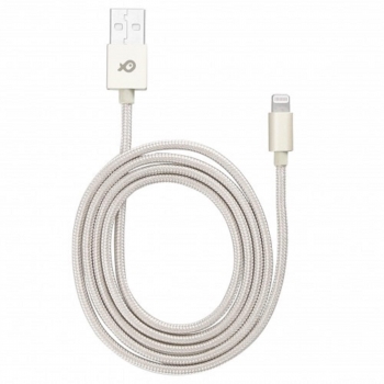 Cable Poss con Conector Lightning PSL-1T - Plata
