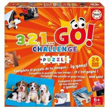 Educa Juegos - 3,2,1 Go Challenge, Puzzle + 6 Años