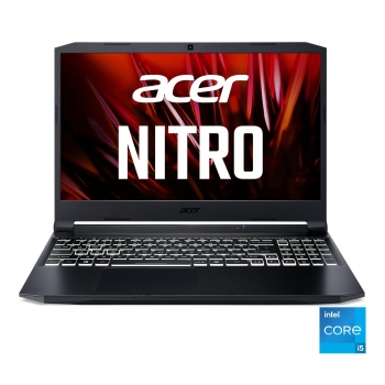 Portátil Gaming Acer Nitro 5 AN515-57, Intel Core i5 11400H con 16GB, 512GB SSD, IPS FHD 15,6"- 39,62 cm, Nvidia GeForce RTX 3050 4GB, Windows 11 Home - Negro
