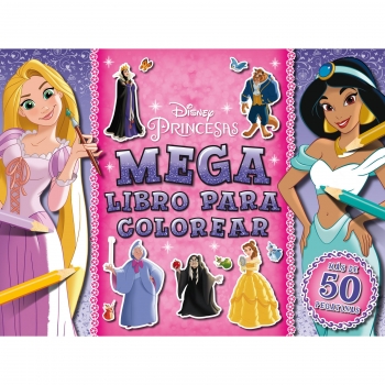 Princesas Megalibro para Colorear 3