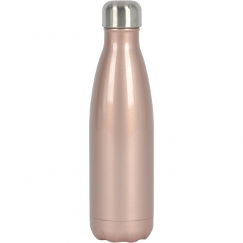 Botella Termo Acero 500ml - Rosa Metalizado