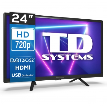 TV LED 60,96 cm (24") TD Systems K24DLC16H, HD