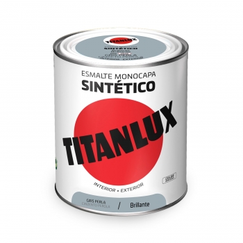 Esmalte Monocapa Sintético Titanlux 750 ml. Gris Perla