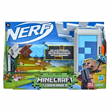 Nerf - Martillo Lanzador Minecraft Stormlander +8 años