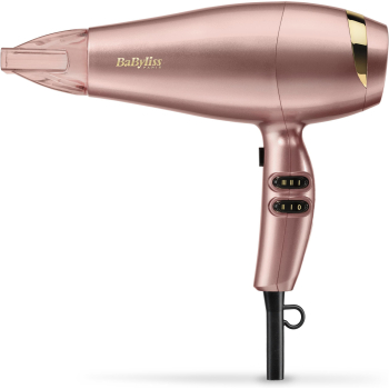 Secador de Pelo Babyliss 5336PEDC, 2100 W, Motor DC, 3 Temperaturas, 2 Velocidades