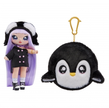 Muñeca Pingüino Lavanda Na! Na! Na! Suprise 2 in 1 Cozy Series +3 años