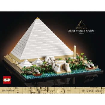 LEGO Architecture - Gran Pirámide de Guiza a partir de 18 años - 21058