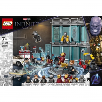 LEGO Disney Marvel - Armería de Iron Man a partir de 7 años - 76216
