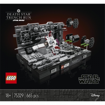 LEGO Star Wars Diorama: Ataque a La Estrella de La Muerte +18 años - 75329