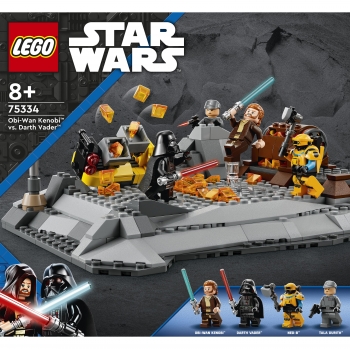 LEGO Star Wars - Obi-Wan Kenobi vs. Darth Vader a partir de 8 años - 75334