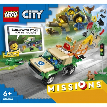 LEGO City - Misiones de Rescate de Animales Salvajes a partir de 6 años - 60353
