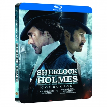 Sherlock Holmes 1+2 Black Metal Edition. Blu-Ray