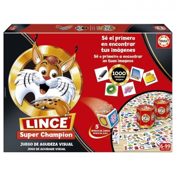 Educa Juegos Lince Super Champion 1000 Imágenes, Juego de Mesa +6 Años