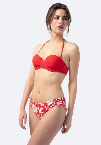 Braga bikini estampada de baño de Mujer TEX