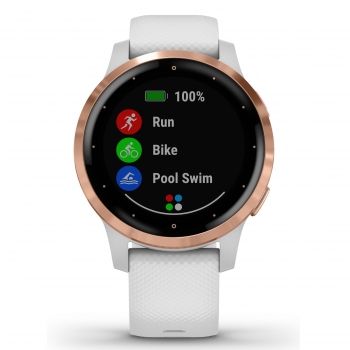 Smartwatch Garmin Vivo Active 4S, GPS, Blanco