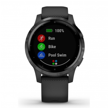 Smartwatch Garmin, Vivo Active 4S, GPS, Wifi, Bluetooth, Negro