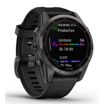 Smartwatch Garmin Fenix 7S, GPS, 16 Gb, Wifi, Bluetooth, Negro